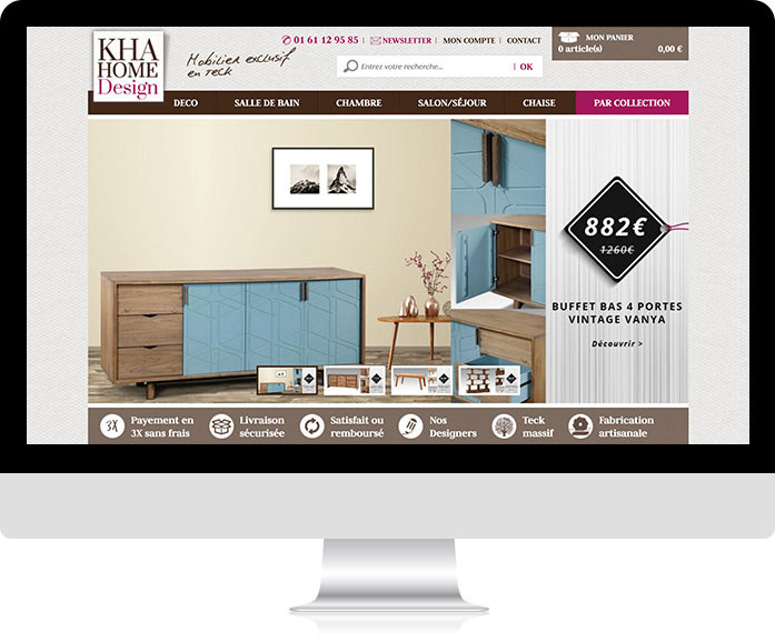 Boutique en ligne KHA Home Design