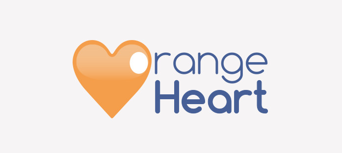 Logo 1 Orange Heart