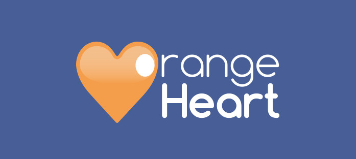 Logo 2 Orange Heart